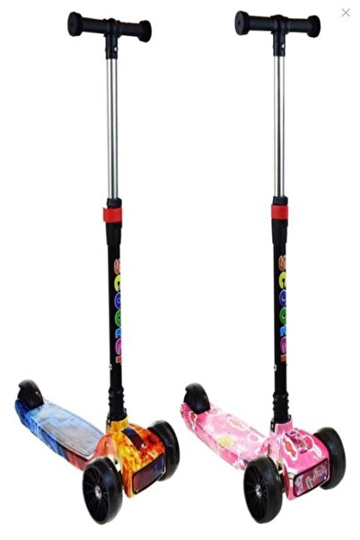 CAN OYUNCAK RENKLİ IŞIKLI MÜZİKLİ SESLİ ÇOCUK SCOOTER