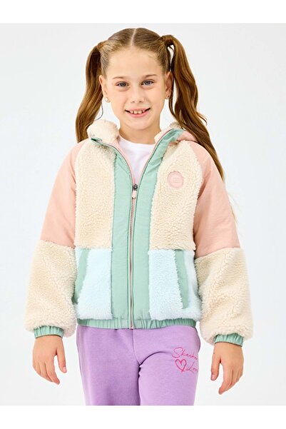 SKECHERS G Outdoor Fleece Full Zip Sherpa Sk2520031-0136 Girl's Coat Pink