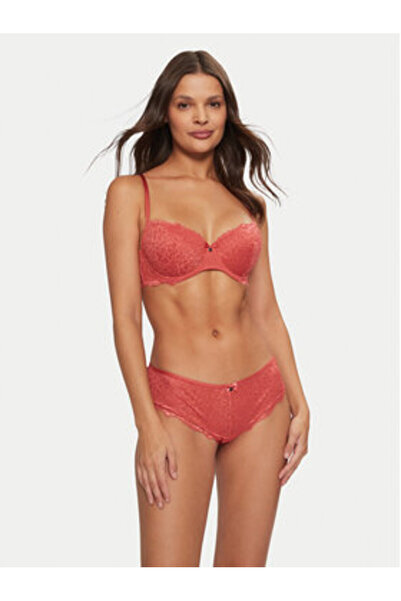 Hunkemöller hunkemoller Γυναικείο Βραζιλιάνικο Σλιπ 206313 Κόκκινο