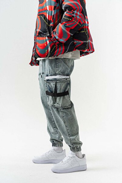 go gang own Xfactor Kargo Cep Detay Jogger Jean Pantolon