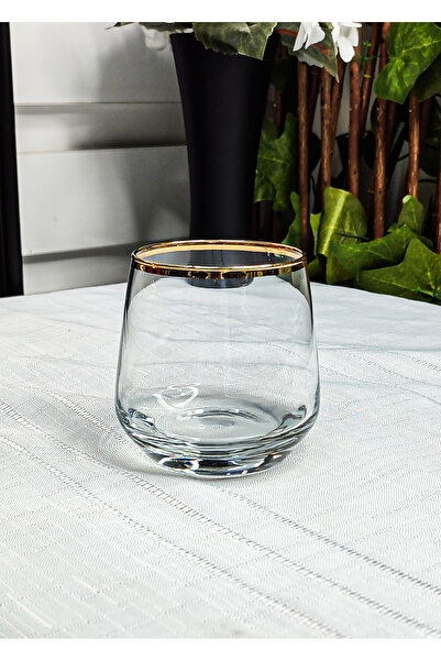 SEÇKİNEV Bern Water Glass Real (Gold&Silver) 345Cc