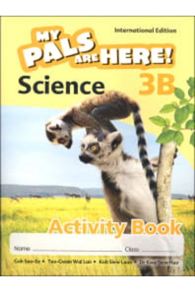 Marshall Cavendish أصدقائي هنا! كتاب أنشطة العلوم، الطبعة الدولية، ٣ب
