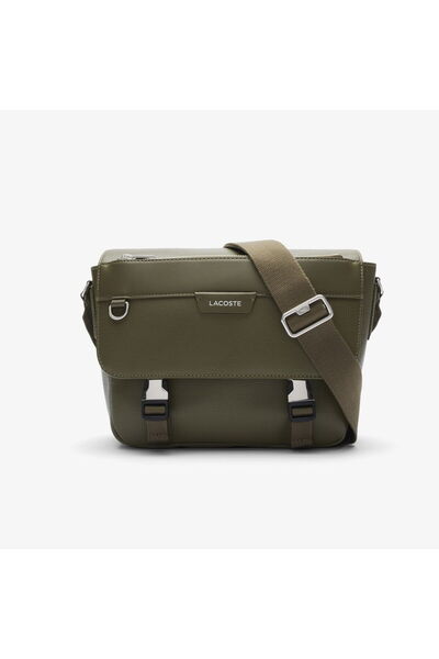 Lacoste Erkek Deri Yeşil Omuz Çantası