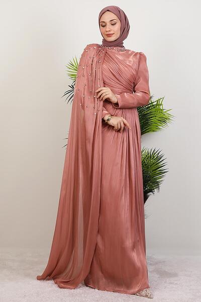 GİYZAMİLA İlkin Yoryo Abiye Gül Kurusu