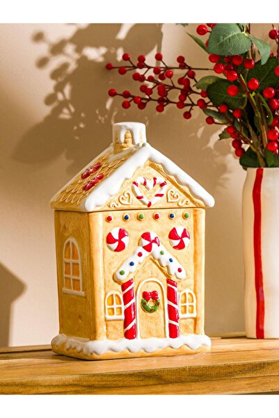 LC Waikiki Cookie House Ceramic Storage Container (W5)