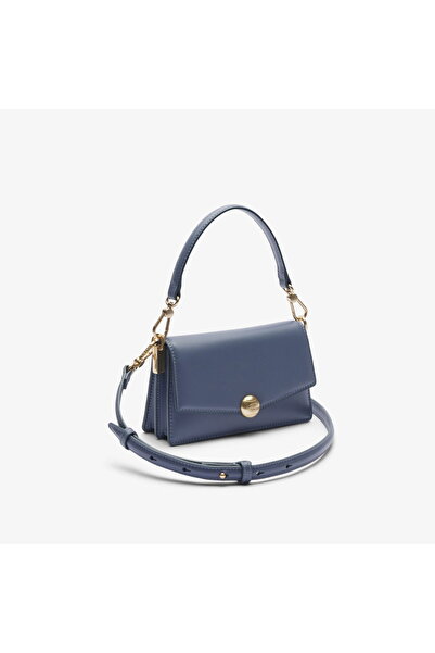 Lacoste Small Tennis Bliss Women's Leather Blue Shoulder Bag