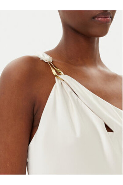 Imperial Γυναικείο Φόρεμα Κοκτέιλ ADOJJBA Λευκό