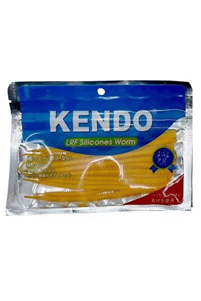 Kendo Worm Kokulu LRF Silikonu 10 cm Orange