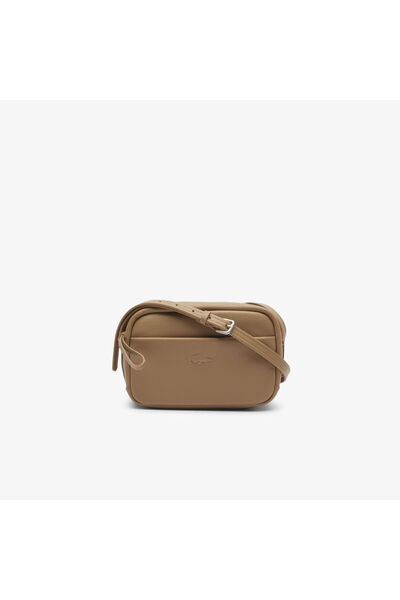 Lacoste City Court Kadın Deri Kahverengi Postacı Çantası