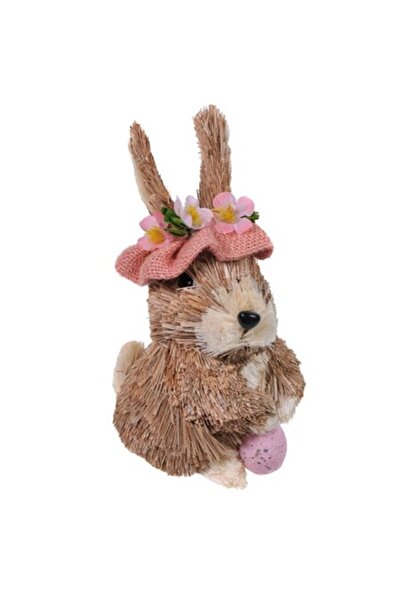 OEM Figurină decorativă Iepuraș de Paște, Iepurași cu Pălărie, 20 cm