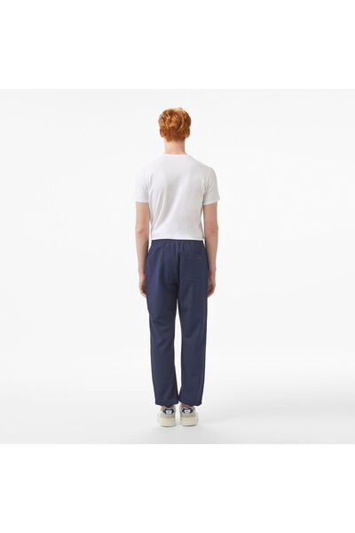 Lacoste Men's Tapered Fit Navy Blue Trousers