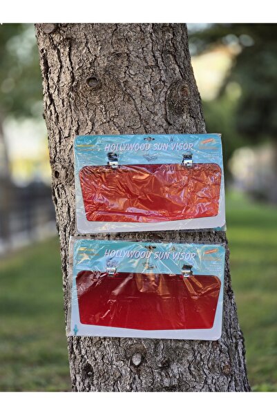 İB GLOBAL مجموعة مظلات هوليوود من نوستالجيك أوتو - أحمر