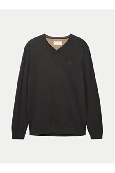 Tom Tailor Ανδρικό Πουλόβερ 1038427 Γκρι