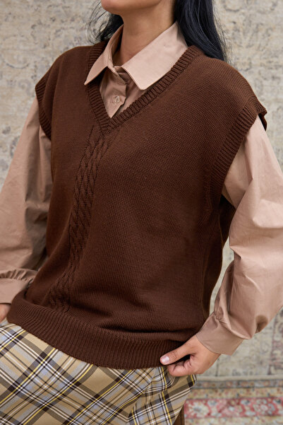 KÜÇÜĞÜM BUTİK Bitter Brown Sweater