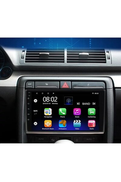 NAVIGPS Navigation Audi A4 B6 B7 Seat Exeo (2001 - 2008), 4 GB RAM + 64 GB ROM, 4G Sim Slot, Carplay, Androi