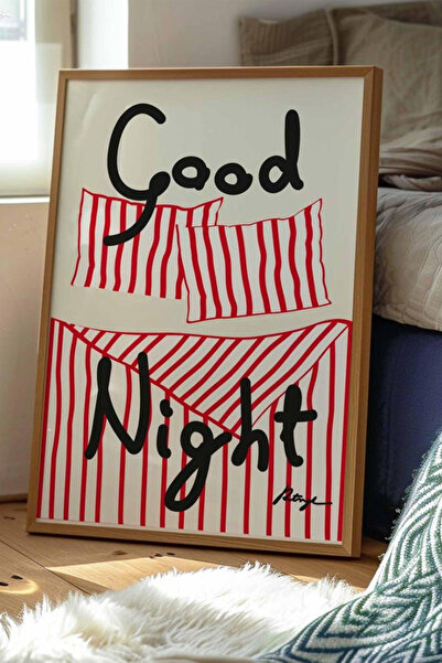 Taranist Poster - Yatak Odası Dekor Good Night Babe İyi geceler bebeim
