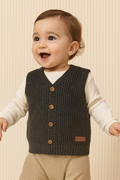 meriç bebe - bütün çocuklar melektir. mrc Boy's Thessaloniki Knitted Vest – Flexible and Stylish – Ages 0-5