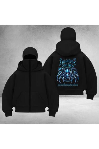 DEEFWEAR Baskılı Unisex Full Zip