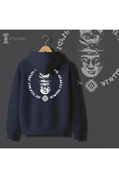 Hystoric Wear Kültigin Back Printed Hooded Sweatshirt