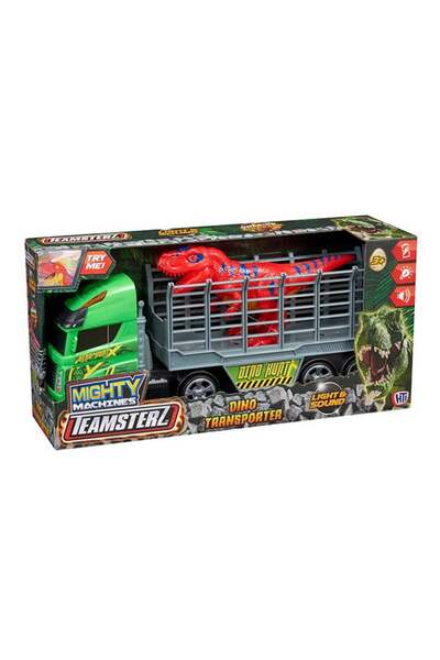 Teamsterz ناقلة الديناصورات الضوئية والصوتية من مايتي ماشينز