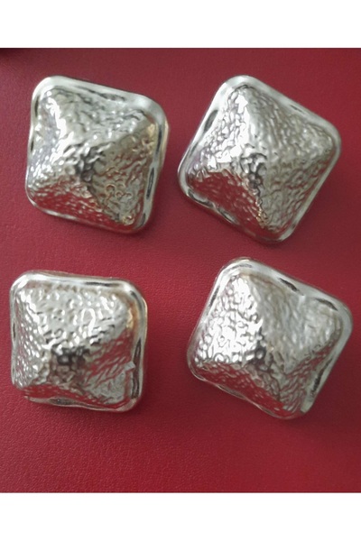 İMREN AKSESUAR تصميم خاص، زر معدني كبير الحجم مطلي بالذهب، 3 سم، عبوة واحدة ت...