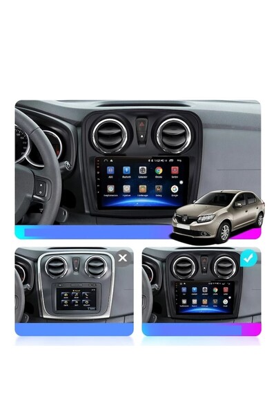 NAVIGPS Navigation System for Dacia Logan (2009-2016), 64GB, 4GB RAM