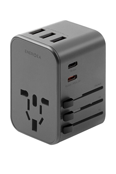 Energea TravelWorld 35 Universal 35W Type-C 15W Type-C ve 12W USB Çıkışlı PD ...