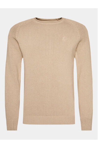Indicode Ανδρικό Πουλόβερ SANTORO 35-718 Μπεζ