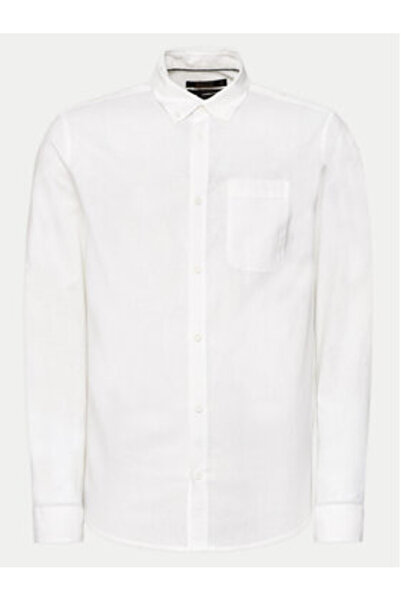 Indicode Ανδρικό Πουκάμισο INGlobe 20-315 Λευκό