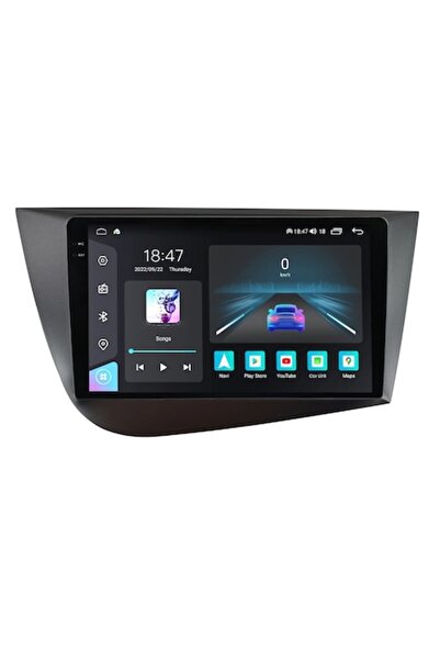 NAVIGPS Sistem de navigație pentru Seat Leon 2005-2012, QLED 9,5 inch, 8GB RA...