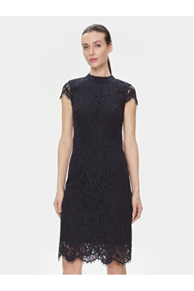 IVY OAK Γυναικείο φόρεμα κοκτέιλ IO1100X7044 Μπλε σκούρο