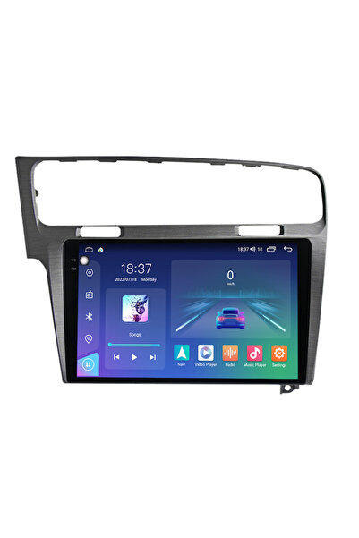 NAVIGPS Navigation VW GOLF 7 from 2012-2019 2K Resolution, 9.5 inch QLED Display, 8GB RAM and 128GB ROM