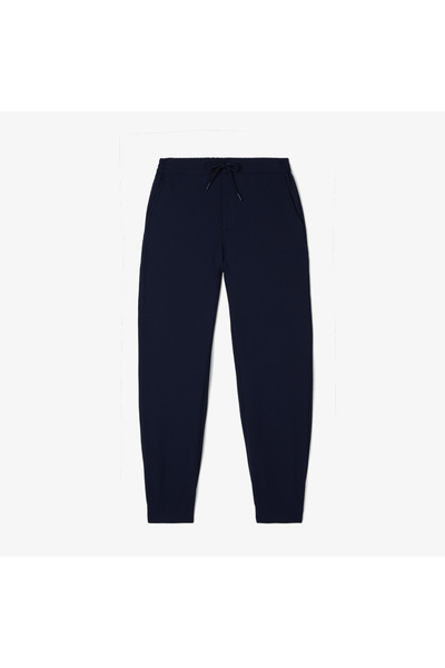 Lacoste Men's Tapered Fit Navy Blue Trousers