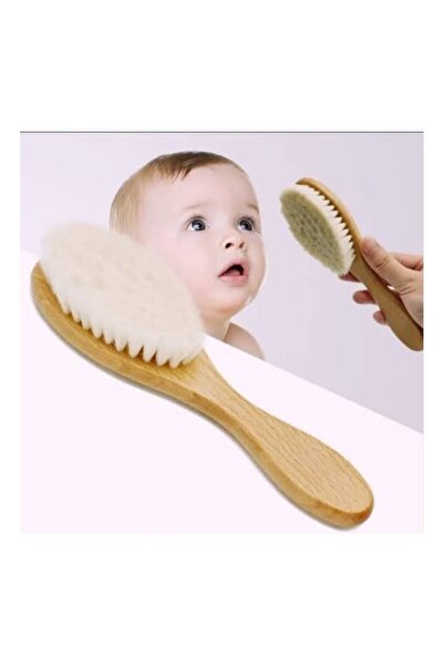 Abacishoping Βρεφική χτένα μπάνιου από βιολογική τρίχα κατσίκας