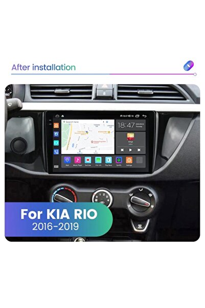 NAVIGPS Navigation Kia Rio 4 from 2016 - 202, 2K Resolution, 9.5 inch QLED Screen, 8GB RAM 128GB ROM