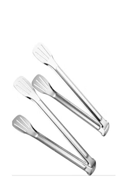 undefined Stainless steel kitchen tongs