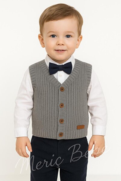 meriç bebe - bütün çocuklar melektir. mrc Boy's Thessaloniki Knitted Vest – Flexible and Stylish – Ages 0-5