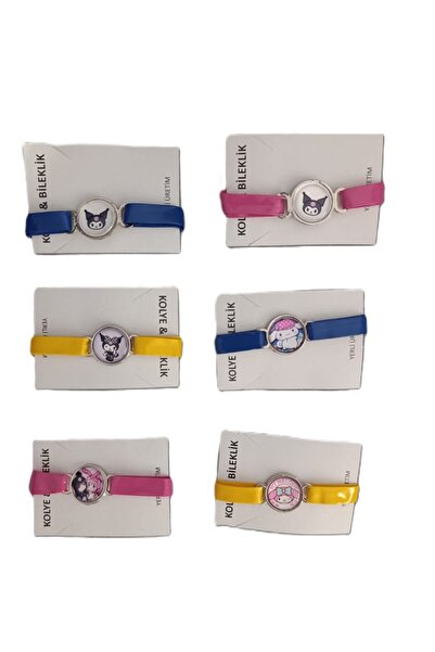 şahane parti 6 قطع من الأساور الجلدية ذات الطابع الخاص بكورومي