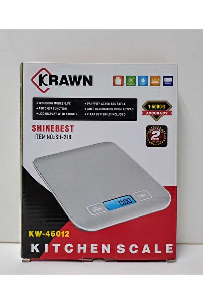 KRAWN ميزان مطبخ 1-5000 جرام، KW-46012