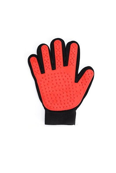 Bella Mănușă pentru îngrijirea animalelor de companie, roșie, 23x16,5 cm