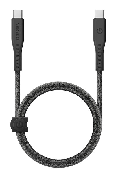 Energea Debit 1.5M 240W Tip-C la Tip-C PD Hızlı Şarj Kablo - Siyah