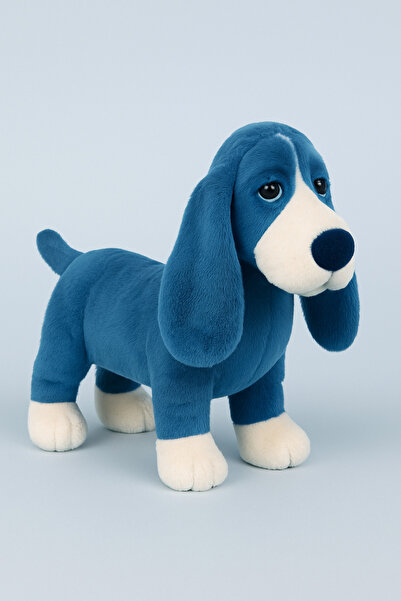 Luminoo Halley Peluş Uzun Kulaklı Köpek 25 cm Gri veya Kahverengi