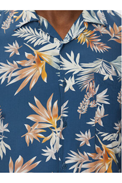 Indicode Ανδρικό Πουκάμισο INRAMMIE 20-435 Μπλε Σκούρο Μπλε