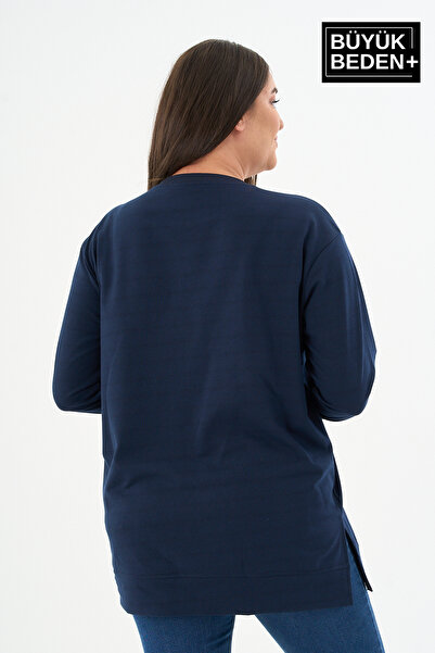 Superlife Γυναικείο φούτερ μεγάλου μεγέθους SPR26BTK990