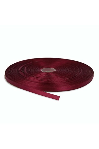 Creativ Deco Plus Panglică de satin 0,6 cm lățime, culoare vișinie, rolă de 22 m