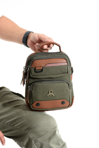 Çanta Trend Mega Bag Canvas Series Multi-Compartment Crossbody/Handheld Men's...