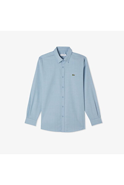 Lacoste Men's Regular Fit Blue Shirt