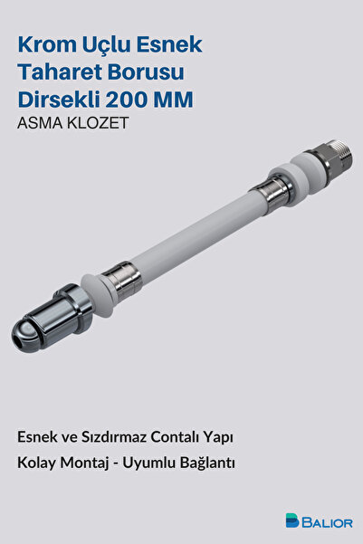 BALİOR Asma Klozet Taharet Borusu 200 MM