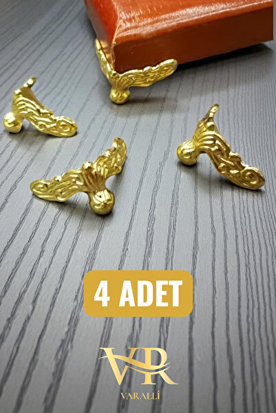 Varalli Gold Etekli Ayak 1,5cm - Dekoratif, Nişan Tepsi, Mücevher, Tespih, Pu...
