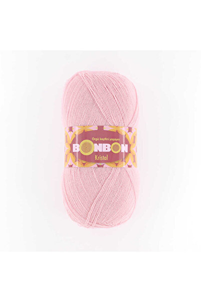 NAKO خيط كريستال بونبون 98418 للحياكة الرفيعة باللون الوردي